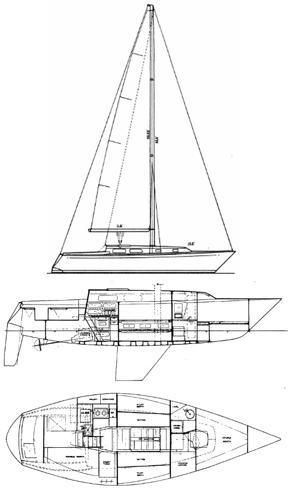 peterson 34 sailboat